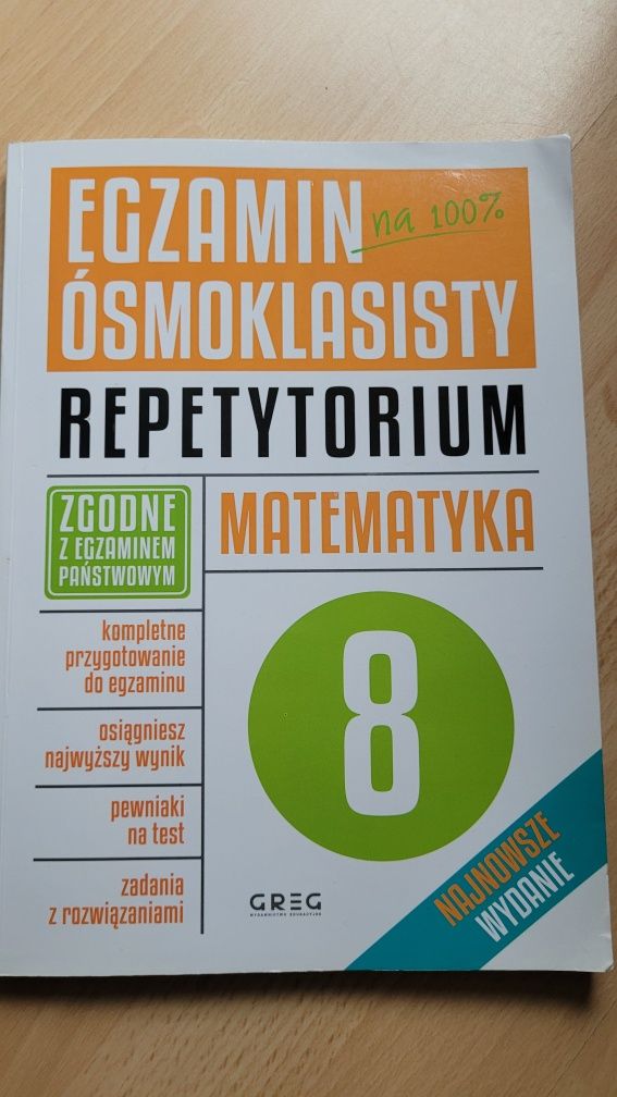 Egzamin ósmoklasisty repetytorium Matematyka