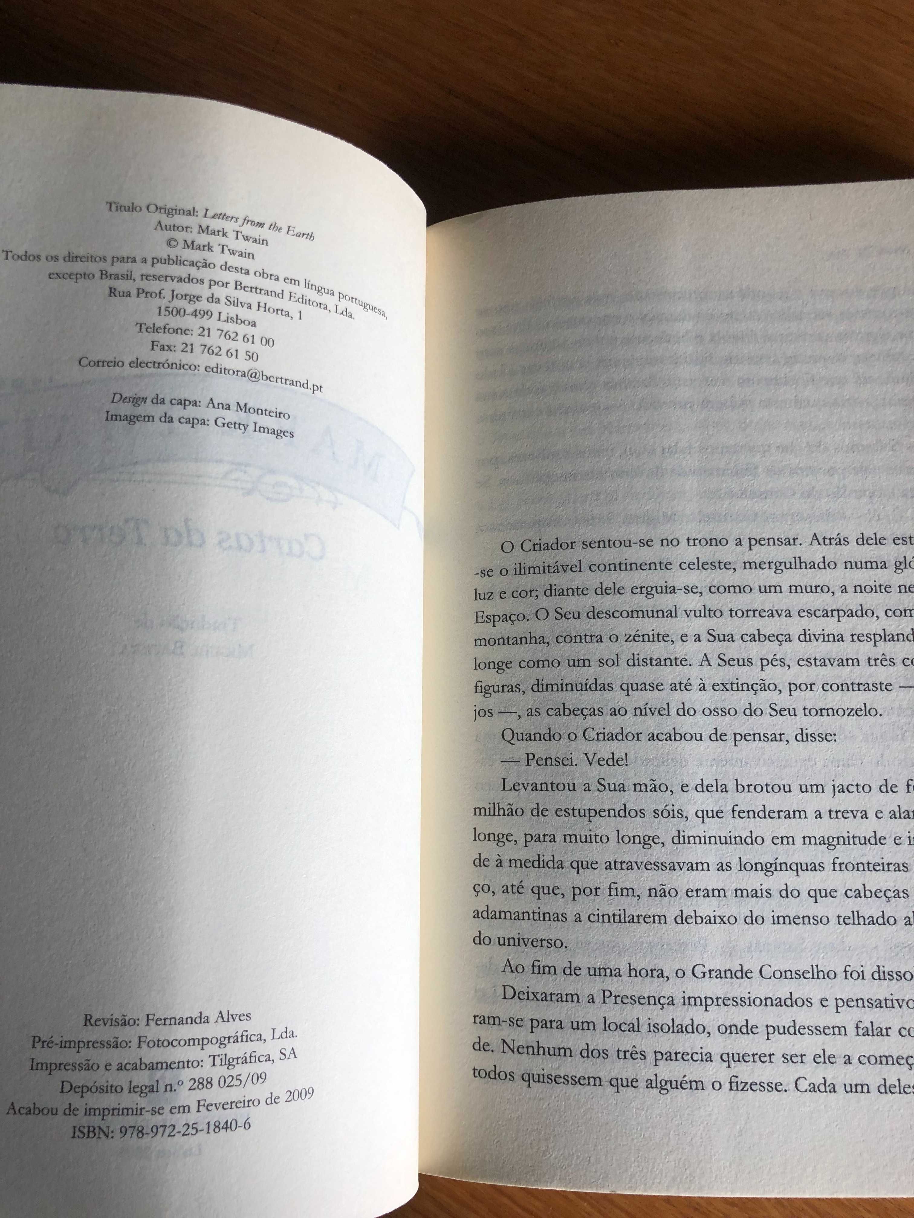 CARTAS DA TERRA      Mark Twain