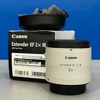 Canon Extender EF 2x III (NOVO - 3 ANOS DE GARANTIA)