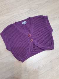 Sweter bolerko r. 110 minymo zapinany