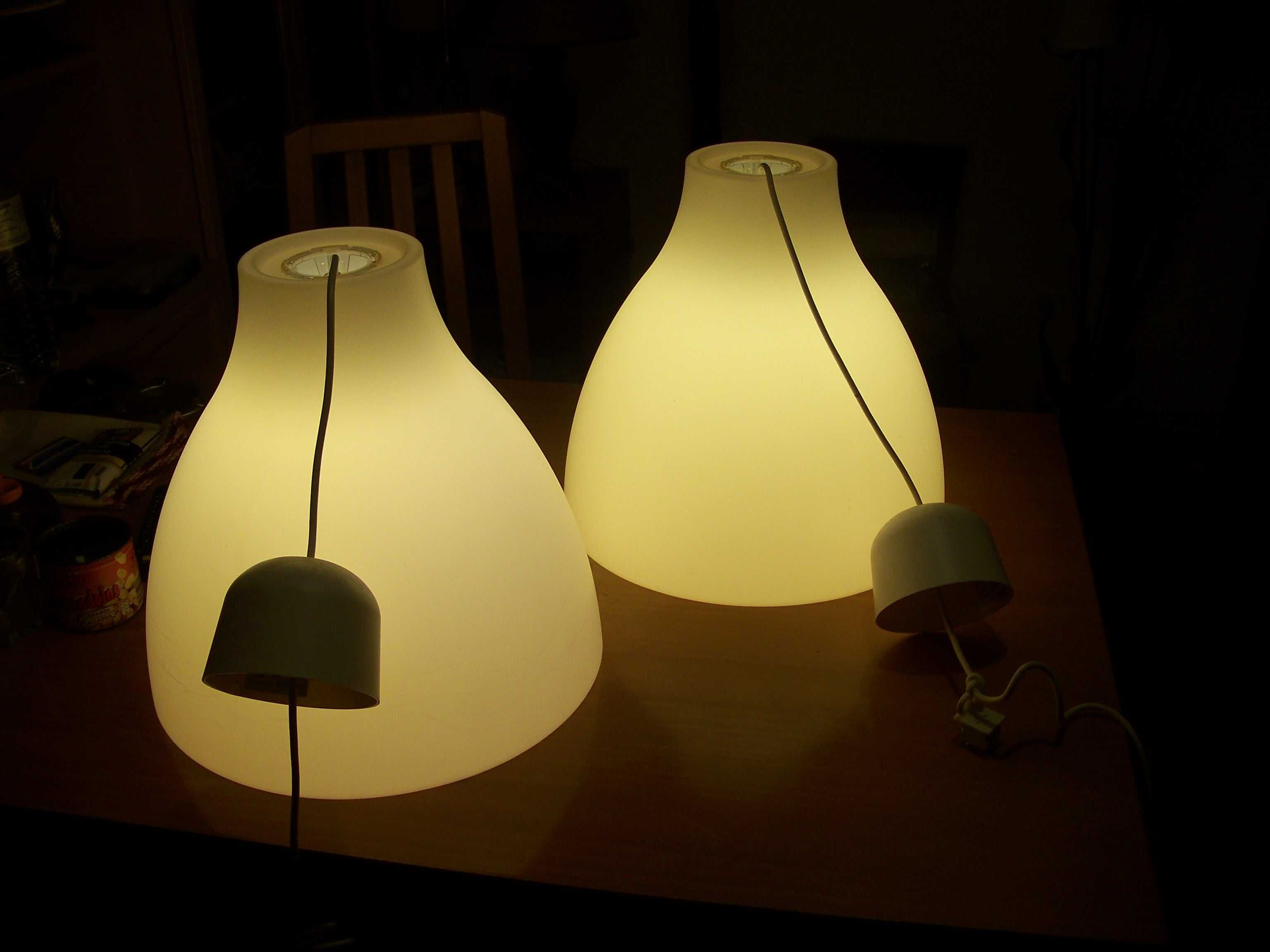 2 candeeiros de teto ikea grandes