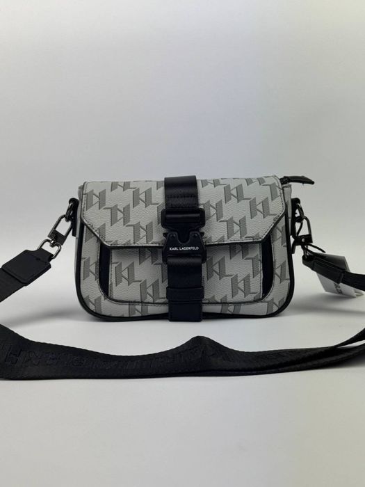 ОРИГИНАЛЬНАЯ Мужская сумка-мессенджер Karl Lagerfeld| Чоловіча сумка