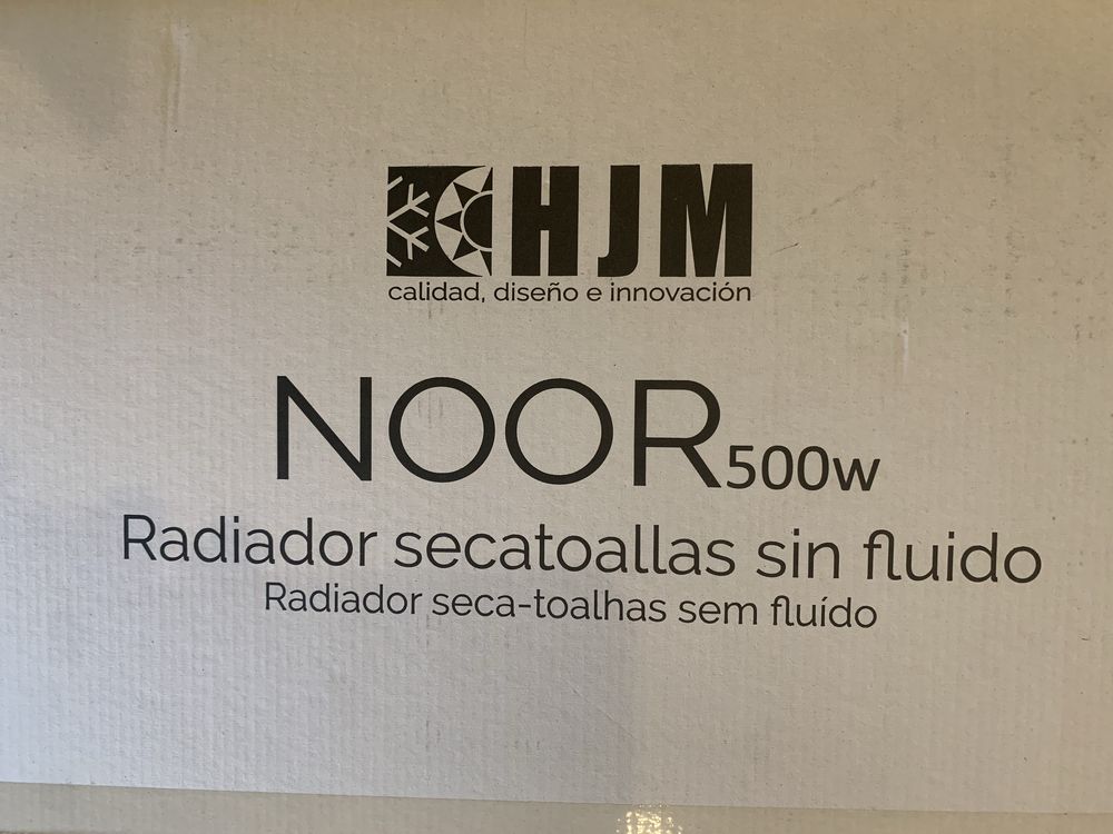 Radiador Seca-Toalhas HJM NOOR 500W – Novo na caixa