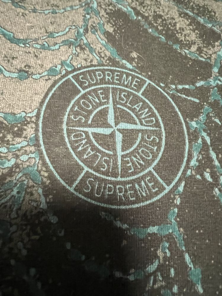 Stone Island x Supreme Spider Web Tee