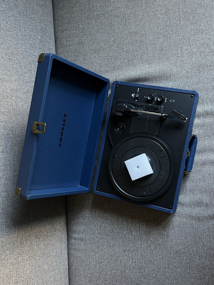 Вініловий програвач Crosley Cruiser Deluxe Plus Navy