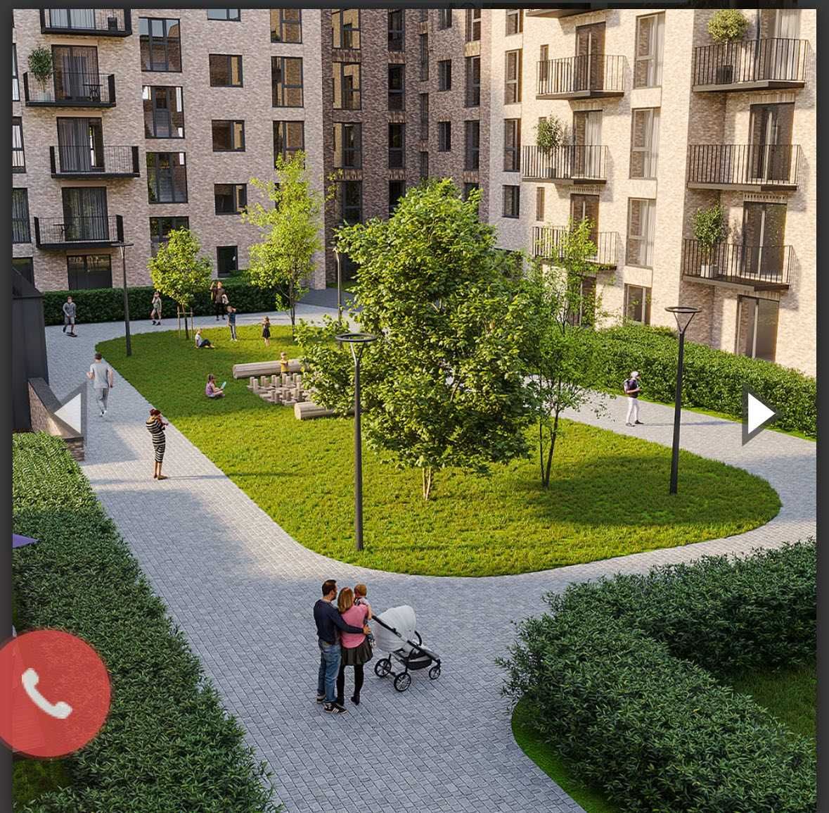 Продаж 1 кімнатноі квартири в престижному районі міста