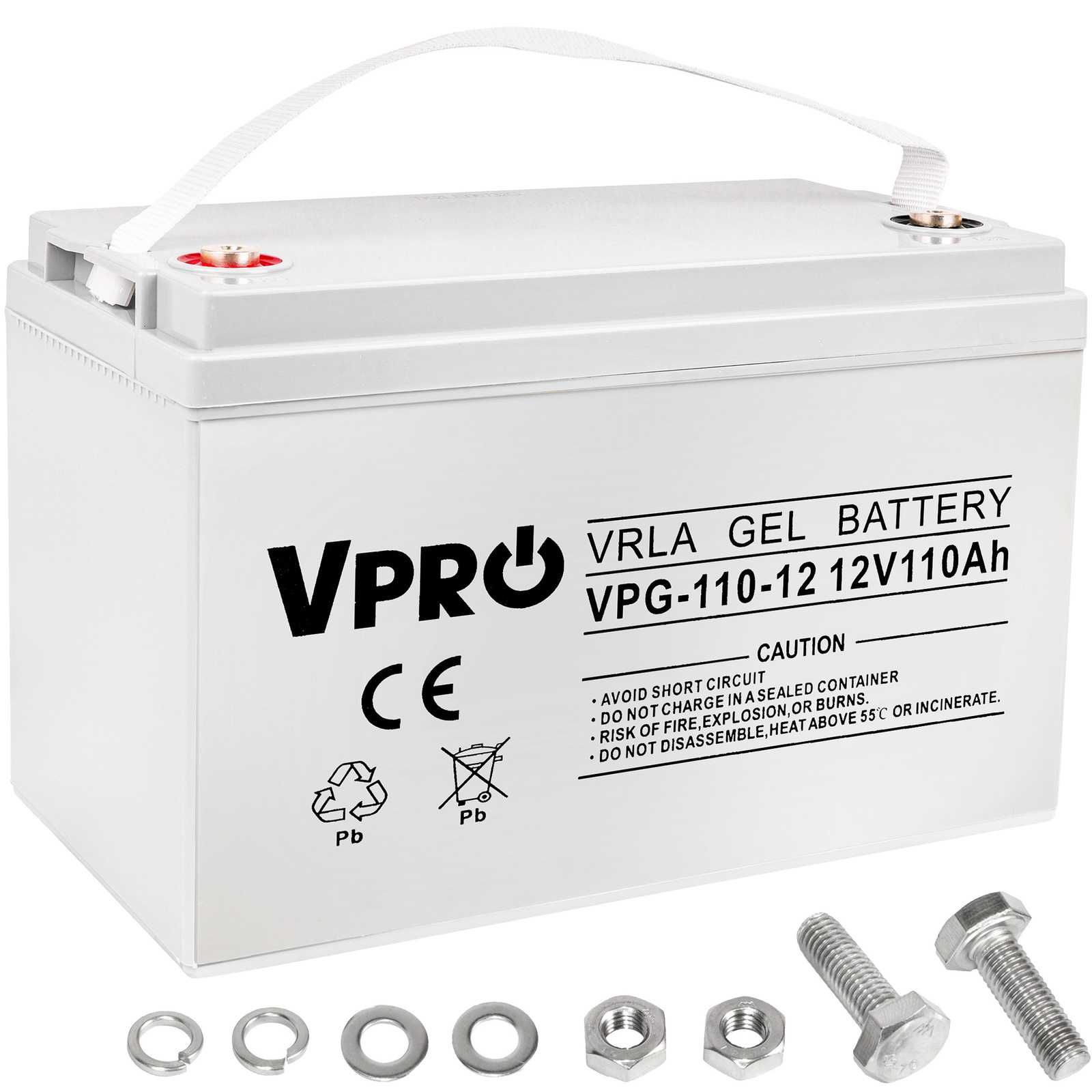 Акумуляторна батарея гелева Volt Polska V-PRO VRLA GEL 12V 110Ah