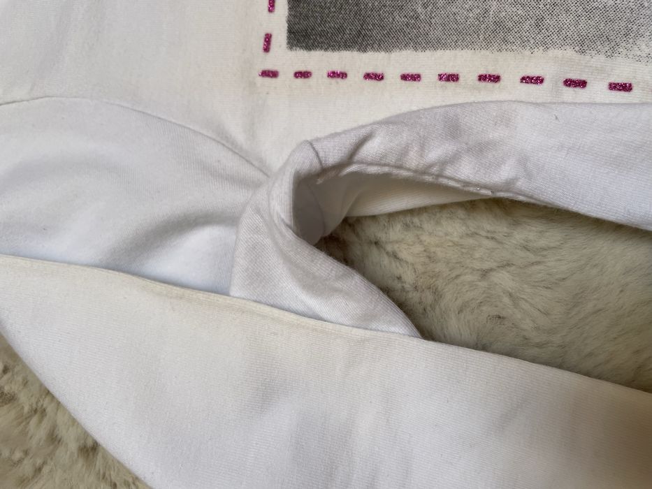 Nowa bluzka z długim rękawem biała