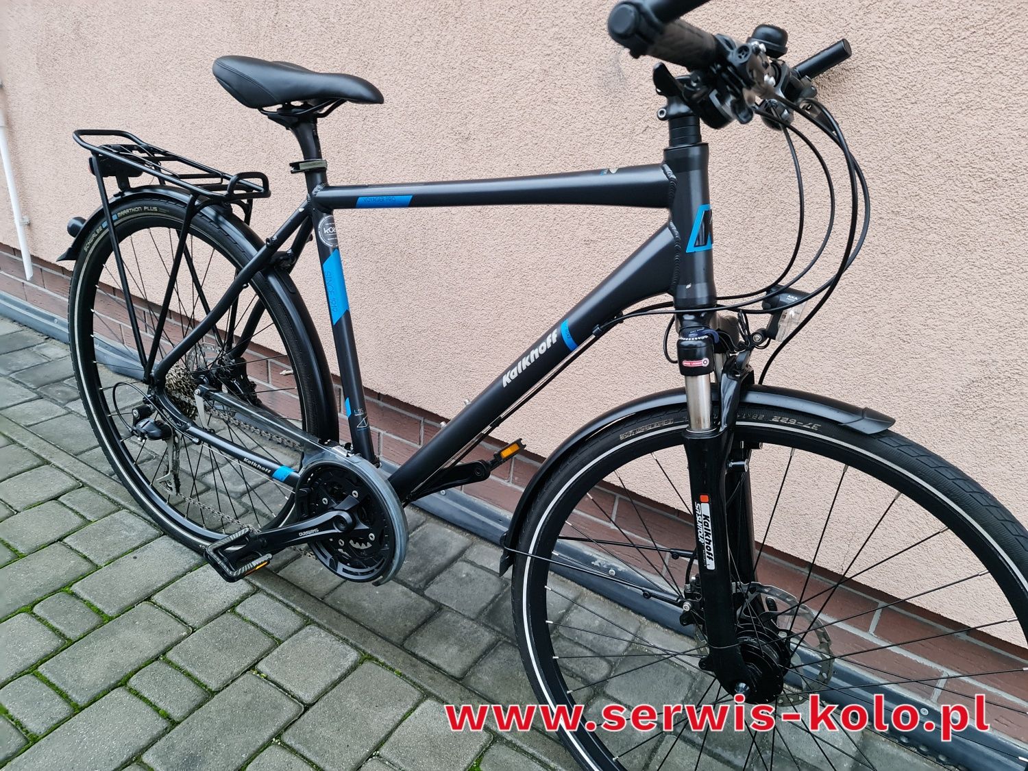 Rower męski trekkingowy KALKHOFF koła 28 SHIMANO DEORE aluminium wysył