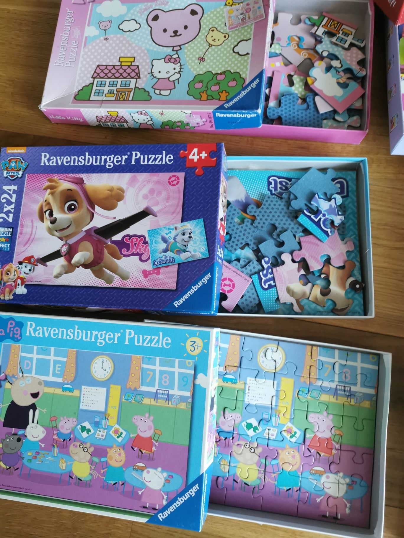 Gry planszowe zestaw, puzzle