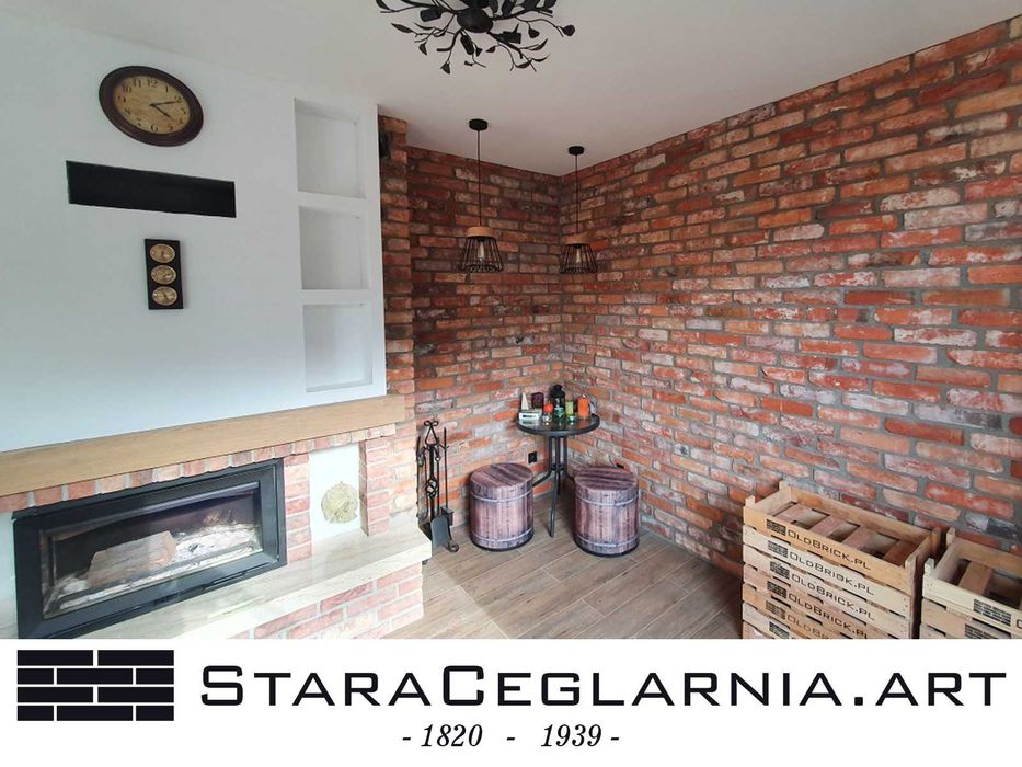 stara cegła cięta, płytki ceglane, lico PREMIUM, loft, WROCŁAW