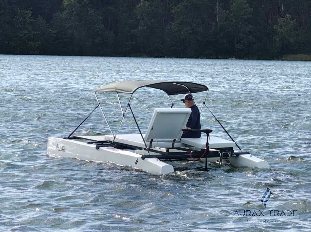 Katamaran AURII V.01 - SOLAR silnik elektryczny 80 lbs