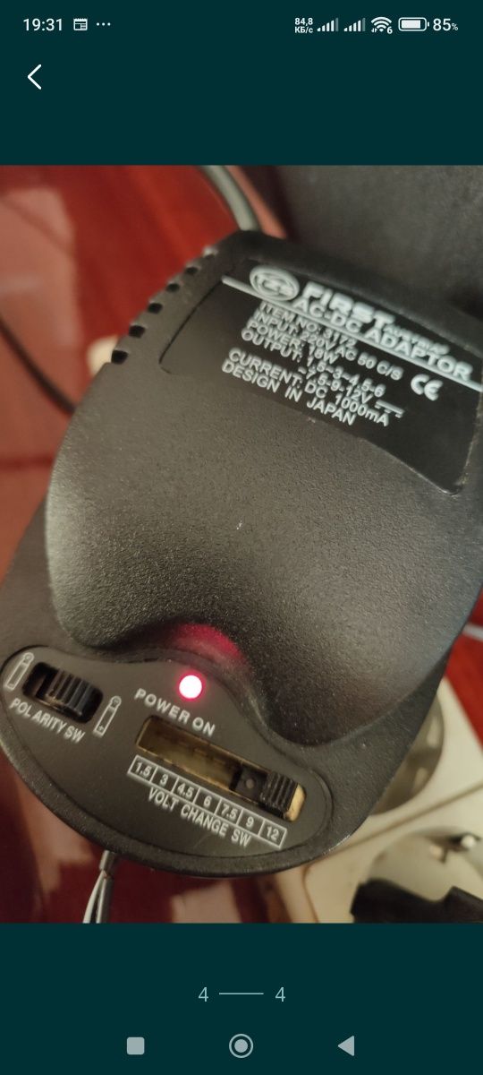 блок питания ADAPTER FIRST 3172 регулировка тока