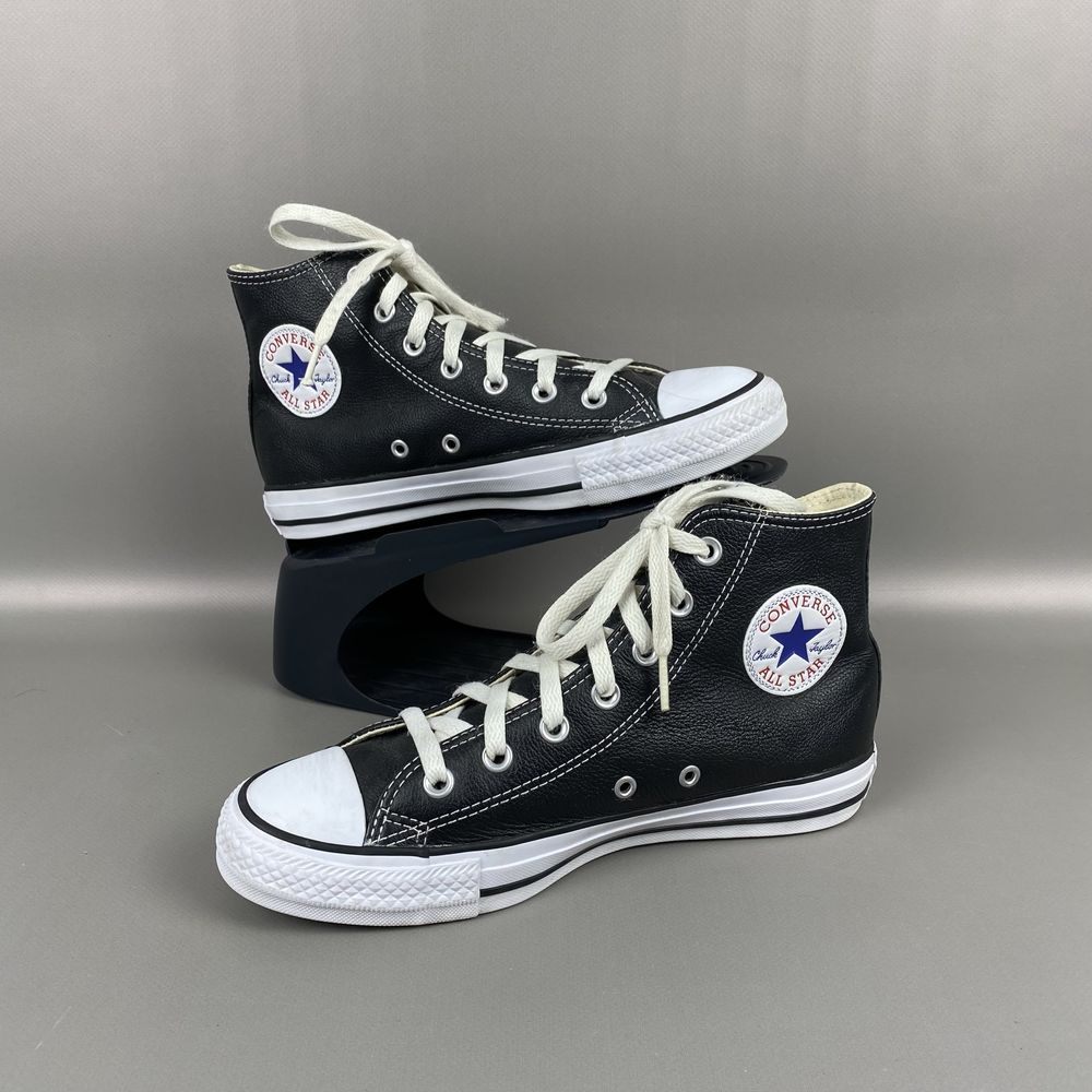 Кеды Converse Chuck Taylor All Star Leather Black 132170C Оригінал