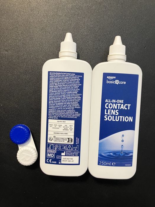 Płyny do soczewek kontaktowych 2x250 ml