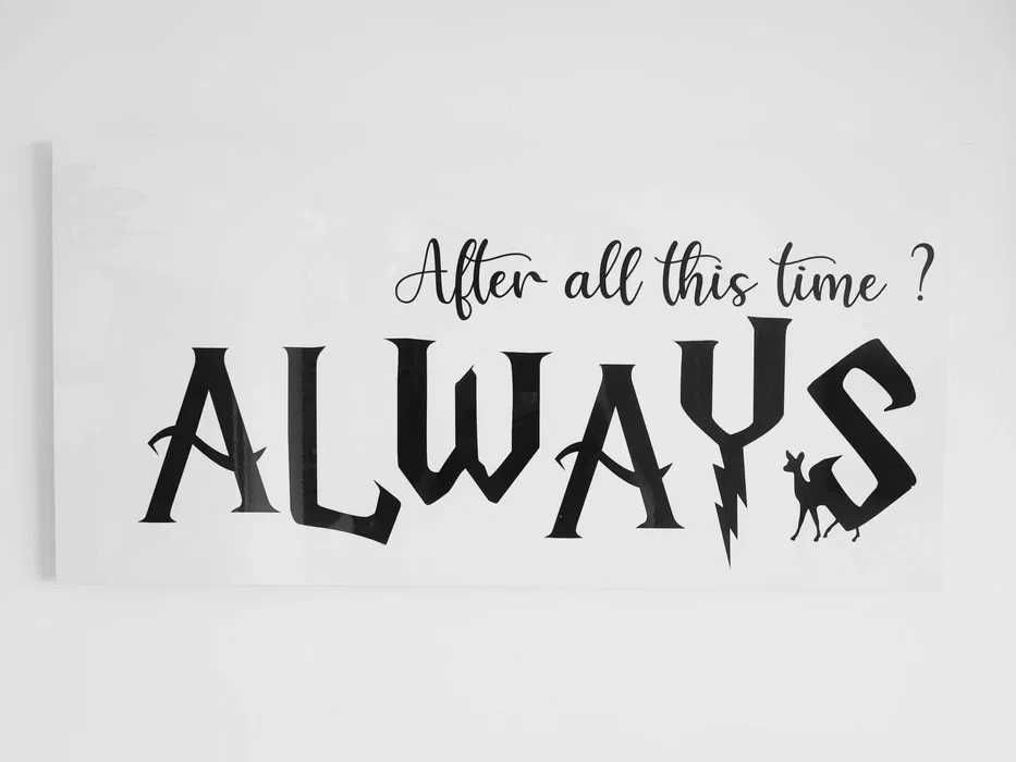 Harry Potter Snape jak Displate obraz na aluminium metalu 80x40 cm