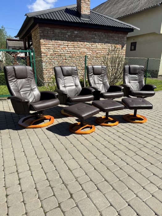 Крісло реклайнер шкіряне крісло офісне крісло релакс