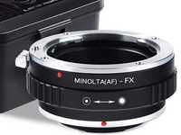 Adapter z Minolta MA Sony A na Fuji FX K&F Concept