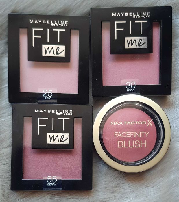 Zestaw róży do policzków maybelline fit me max factor facefinity