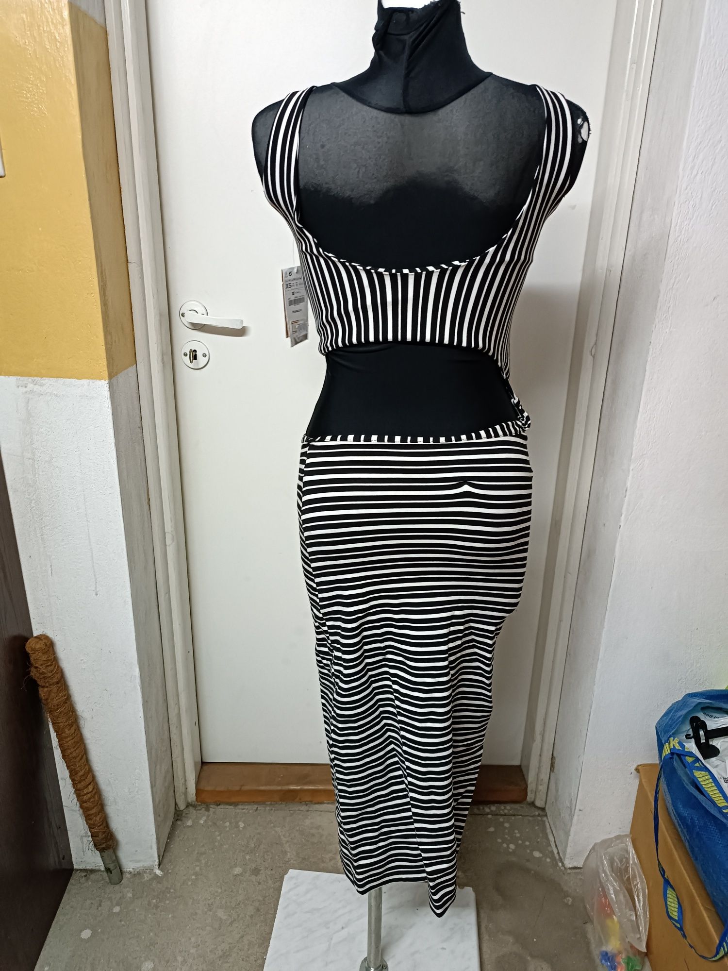 Zara damska sukienka dwuczesciowa r. XS