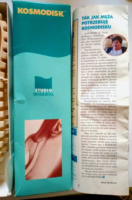 Kosmodisk. Pas masujący kręgosłup. Moderna
