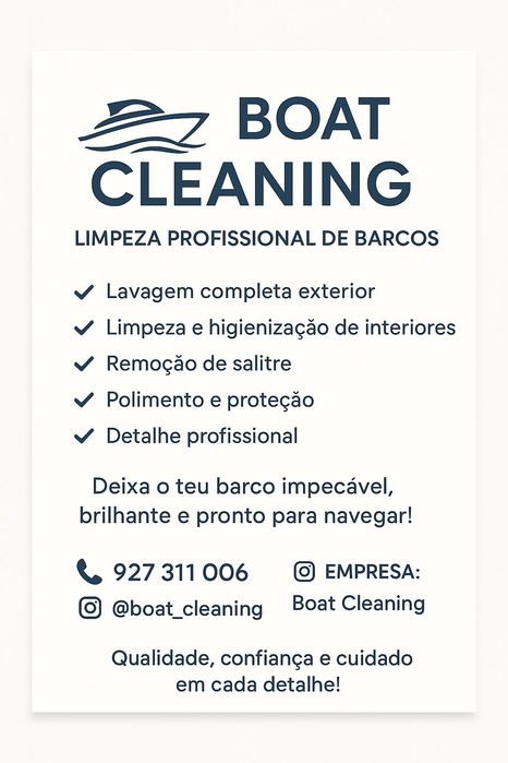 Limpeza de barcos
