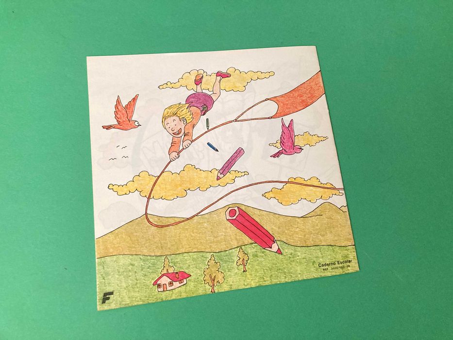 Livro de Colorir Anos 70/80 Papelaria Fernandes - Novo