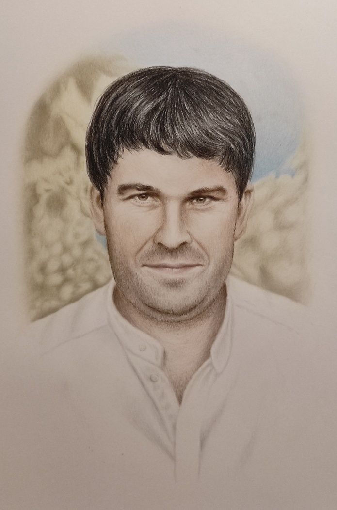 Retrato atraves de foto.Tamanho A2