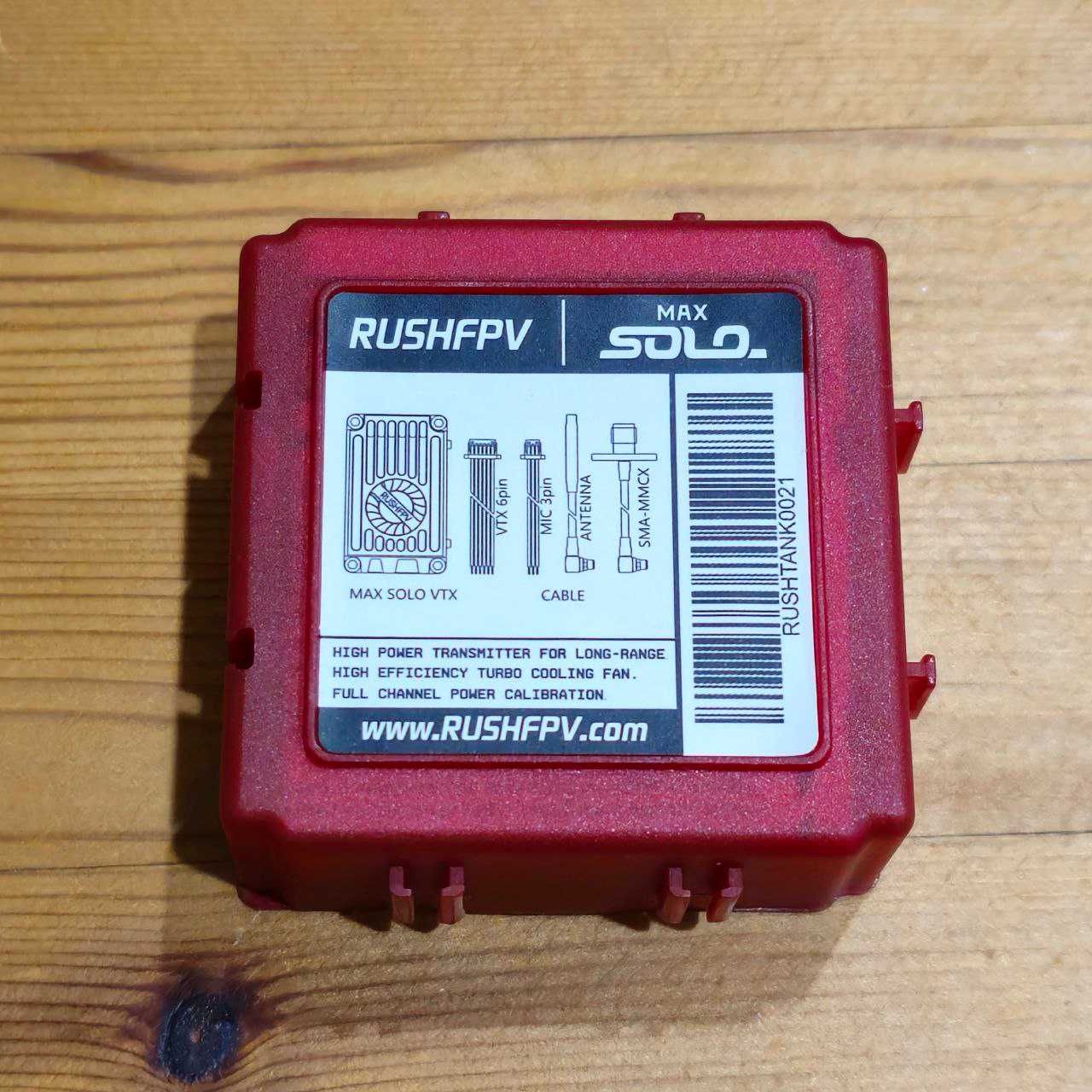 В наявності відеопередавач Rush Max solo 5.8G 48ch