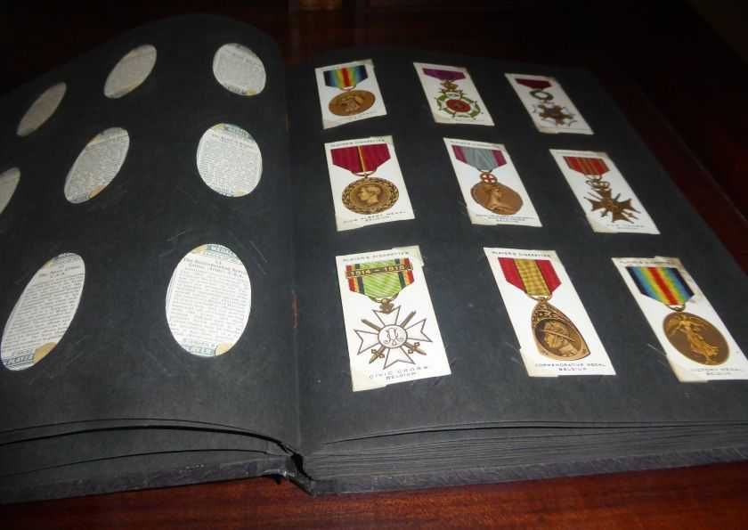 Álbum cartóes de tabaco - Players - condecorações militares, navios