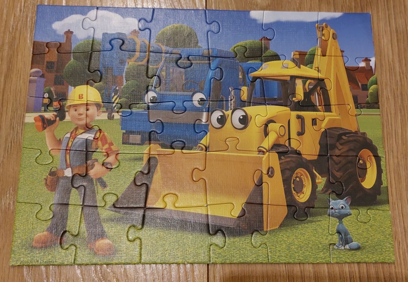 Puzzle 4 zestawy Spiderman, Bing, Bob budowniczy