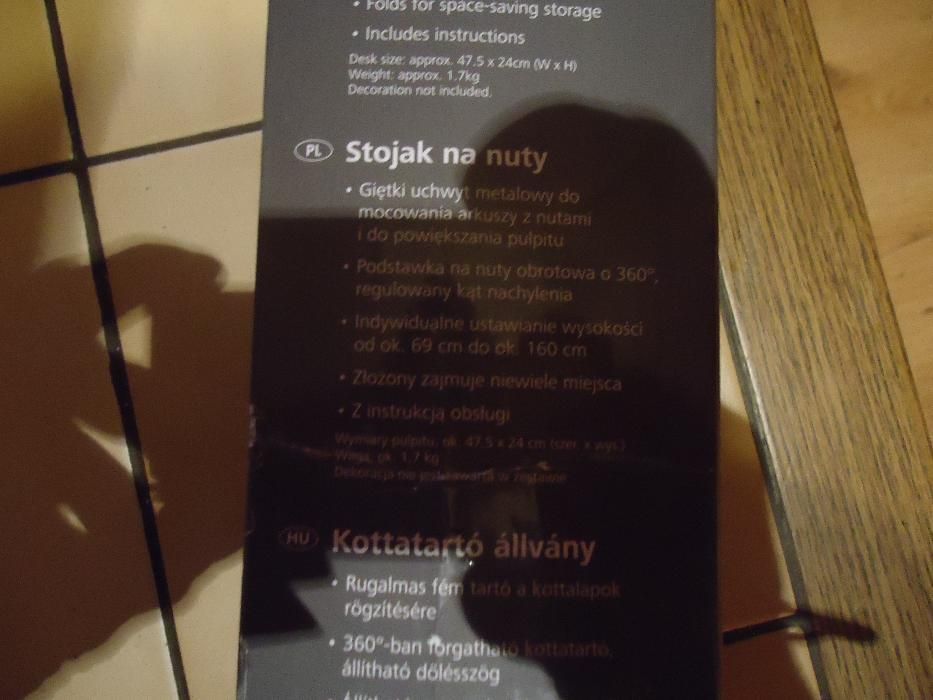 Stojak na nuty