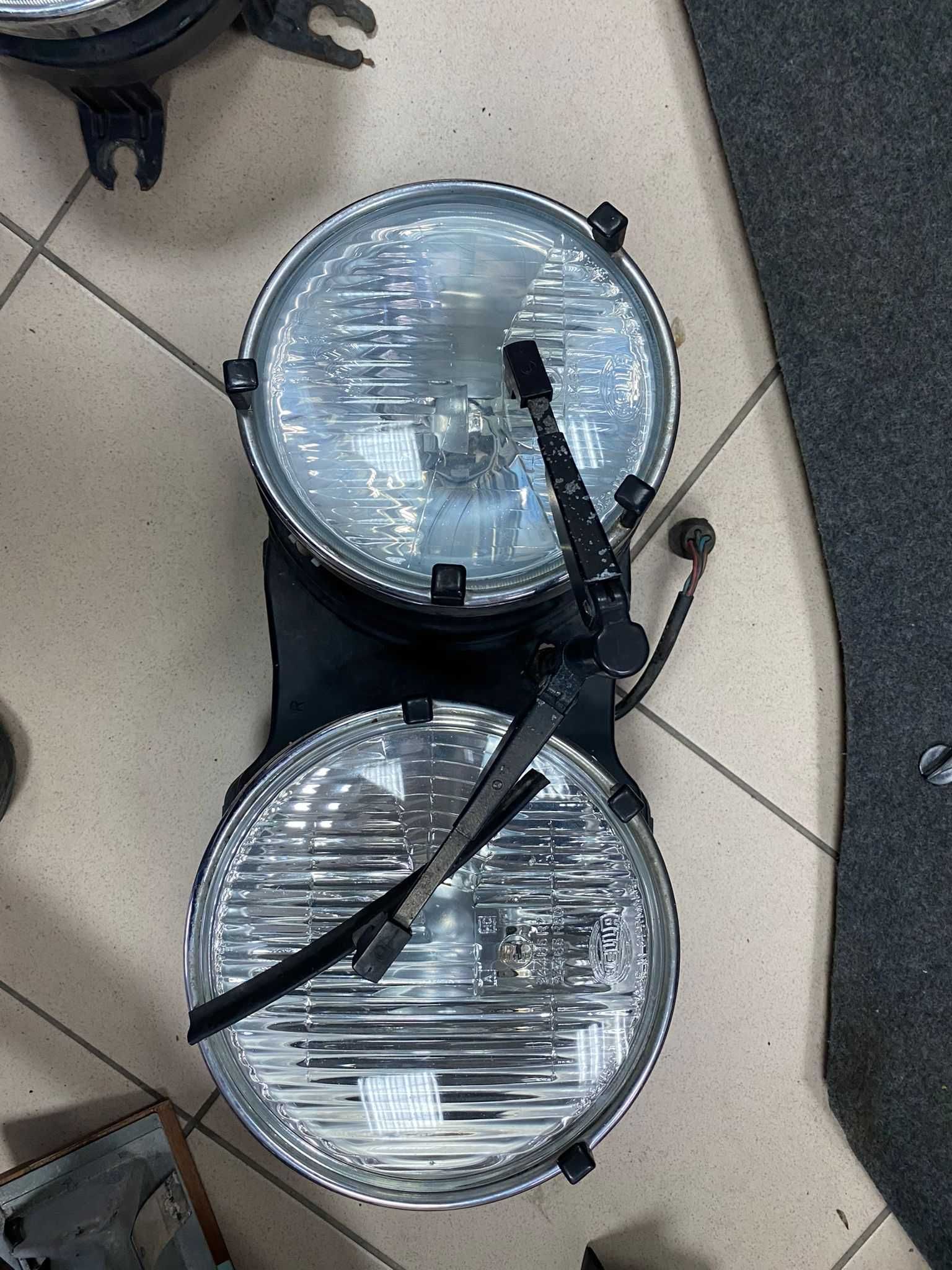 intensywne mycie wycieraczki lamp BMW E23 komplet rarytas stan idealny