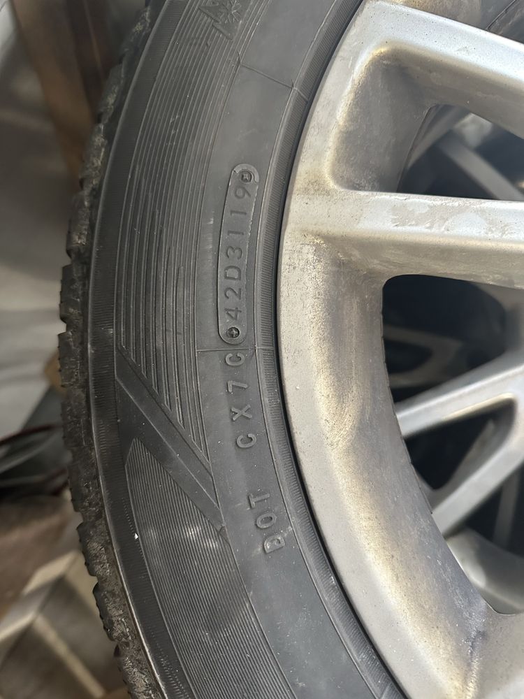 Koła Zimowe Audi 235/55 R18 ET38 6/7 mm 1 sezon