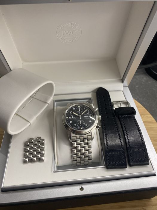 IWC Schaffhausen  * chronoflieger * po serwisie * gw 12m * bransoleta