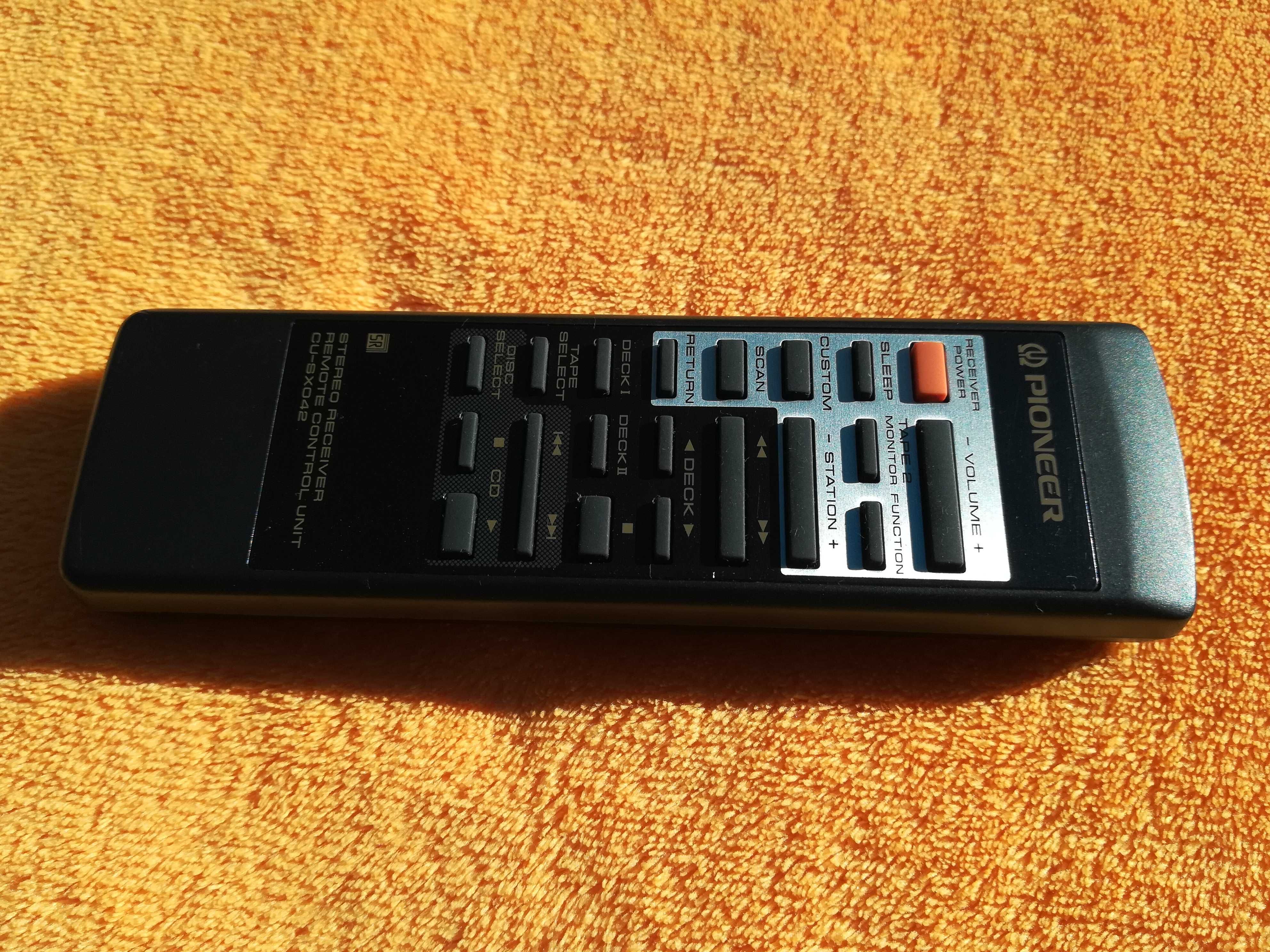 PIONEER SX-202R Amplituner + PIONEER PD-102 CD + Pilot + Instrukcje