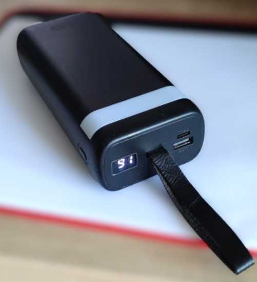 Повербанк Power Bank King Power KP30 30000 mAh LCD LED (ліхтарик LED)