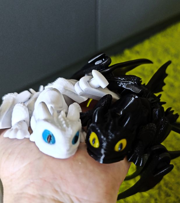 Беззубик,Денна Біла Фурія,Toothless,Light Fury. Як приручити дракона