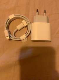 Oryginalna ładowarka apple 20w + kabel lightning