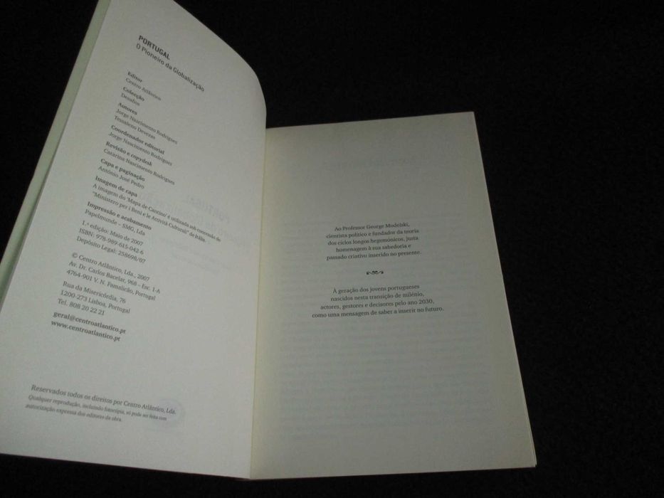 Livro Portugal O Pioneiro da Globalização