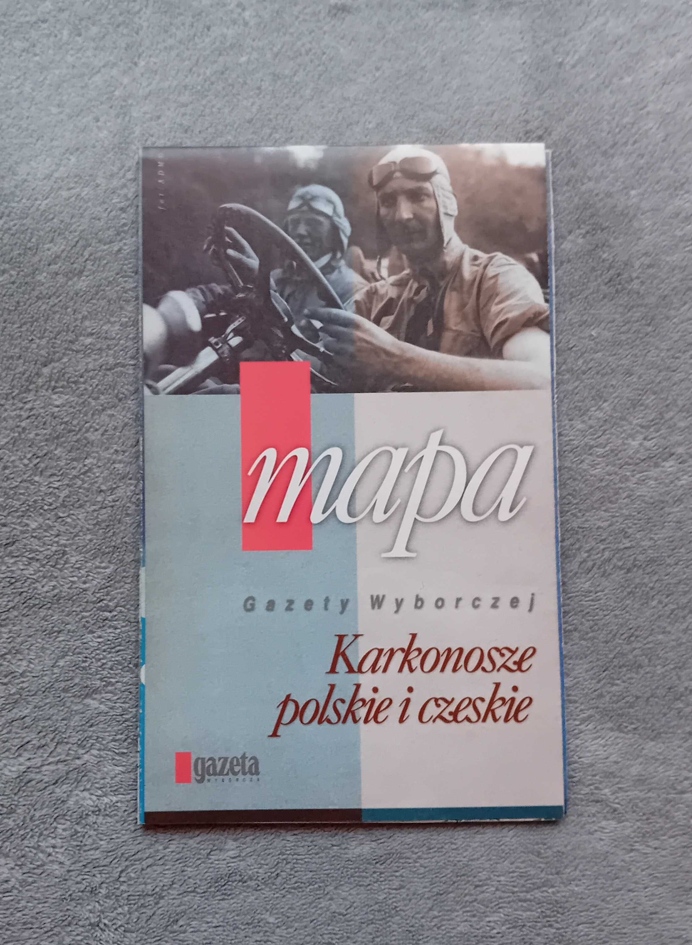 Mapa gazety Wyborczej, Karkonosze polskie i czeskie, 1 : 55 000. 2000r