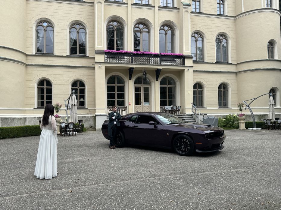 Auto do ślubu / dodge challenger V8 6.4 scat pack - wolne terminy 2025