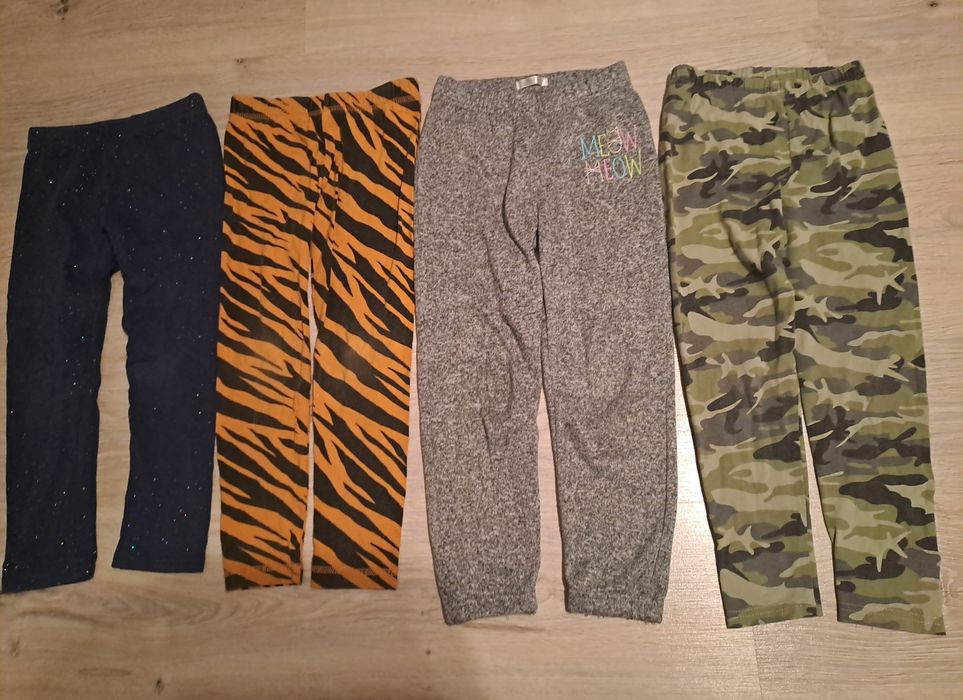 Legginsy 4 szt, roz. 116