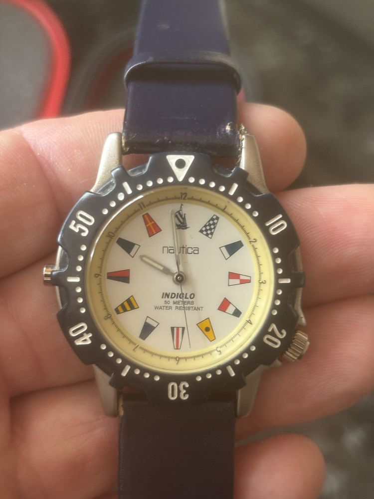 Relogio Nautica antigo quartzo
