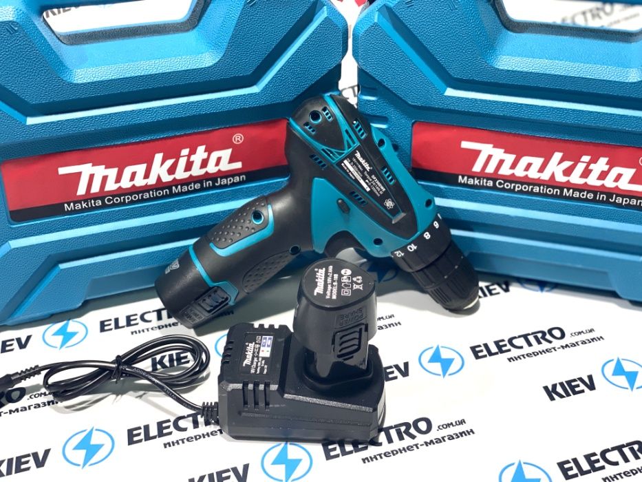 Шуруповерт Makita DF 330 D1  (18/2Ah) Latvia с Набором инструмента