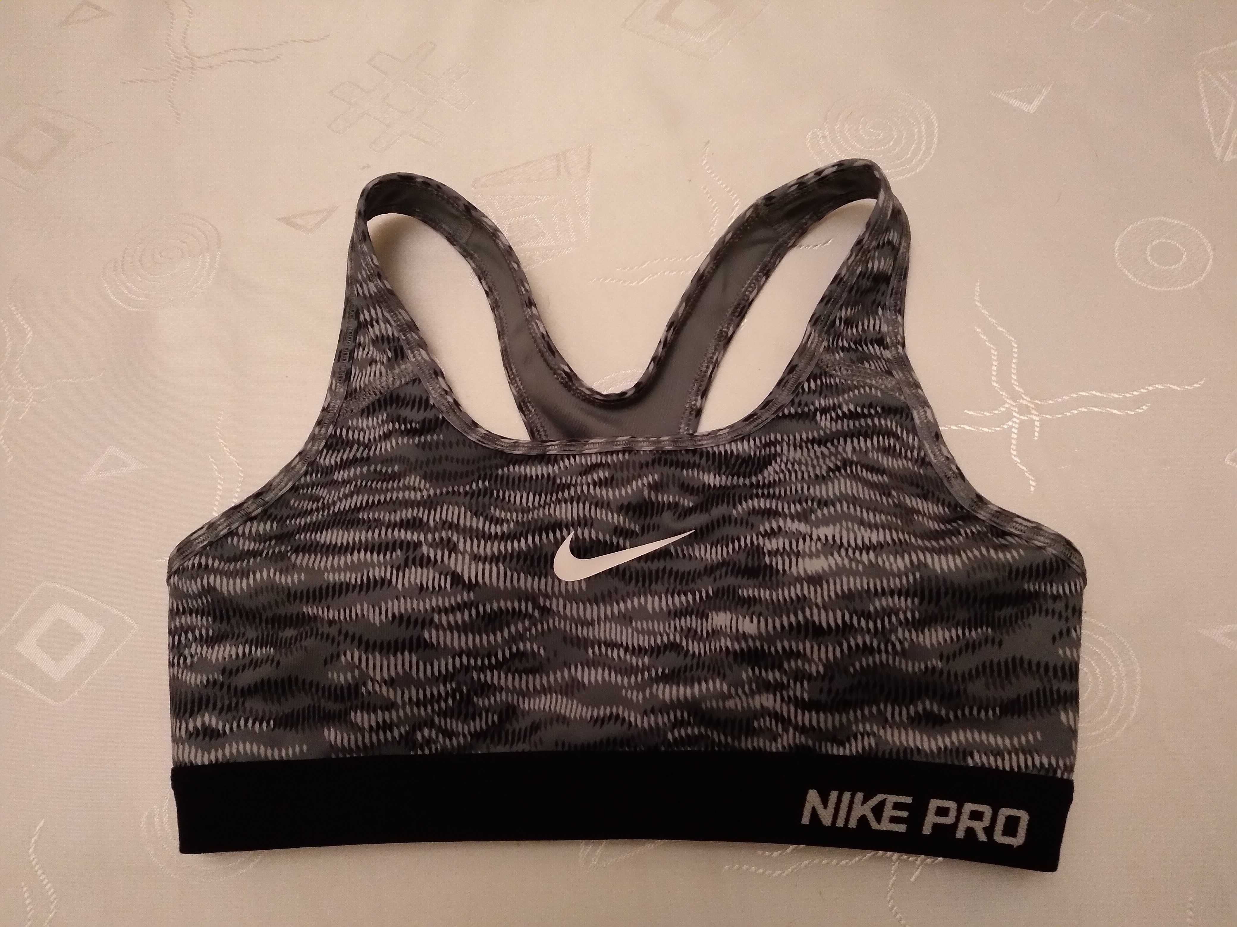 NIKE PRO DRI - FIT , biustonosz sportowy ,  S    , szary