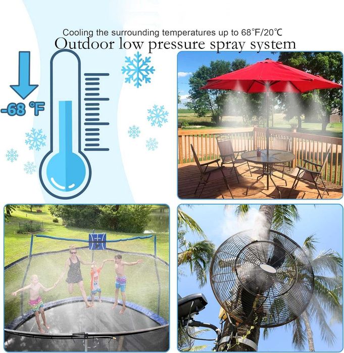 Nowy wąż ogrodowy / zraszacz / kropelkowy / system chłodzenia !A2396!