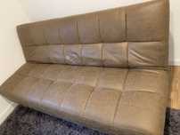 Sofa capitone pele (click-clack)