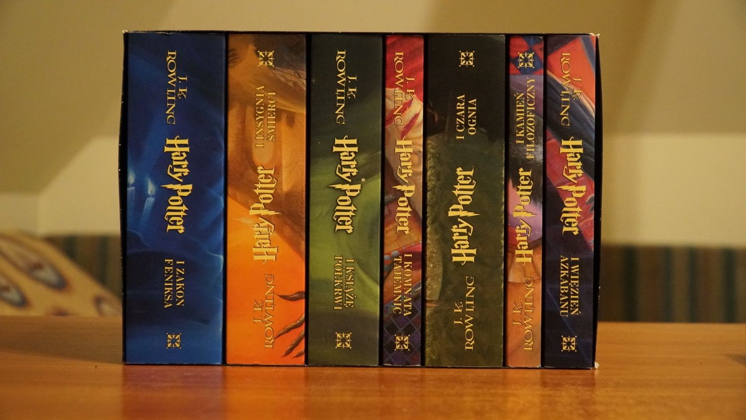 Stan bardzo dobry(PIERWSZE POLSKIE WYDANIE)Zestaw książek Harry Potter