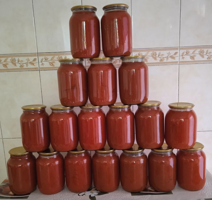 Сок томатный домашний. 2025 года.